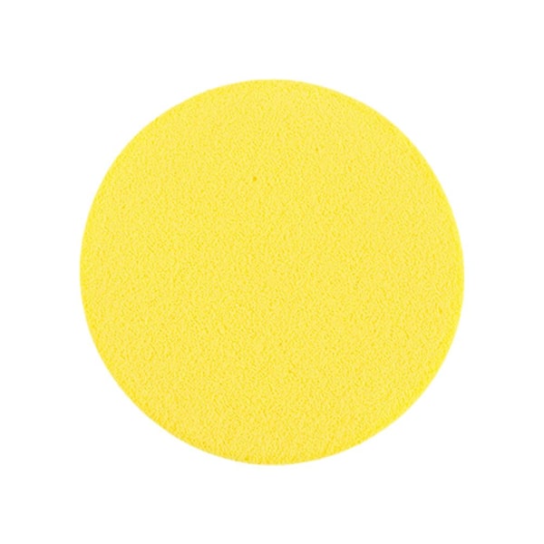 1 st Naturlig SBR Latex Slät Powder Puff Torra och våta svampar Fac yellow   circle
