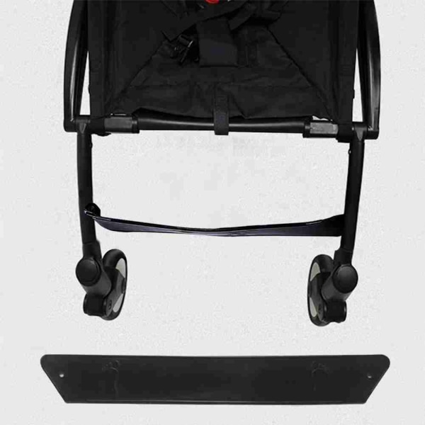 Svart Fotstödsbräda Baby Fotstöd Pedal Barnvagn Fotplan för BlackB Small （For 30-34cm）