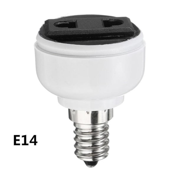 E27 Lampa Ljus Sockel Hållare Skruv Glödlampa Konvertera Till US Hona EU null A