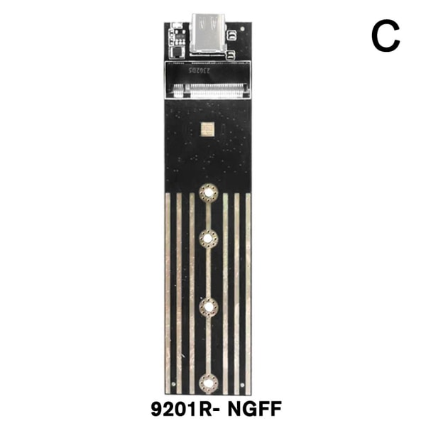 M.2 till USB 3.1 Typ C omvandlarkort SATA/NVME för 2230 2240 22 9201R NGFF