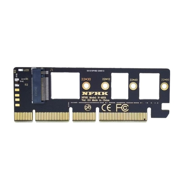 NVMe M.2 NGFF SSD till PCI-E PCI Express 3.0 x4 x8 x16 10 för vind