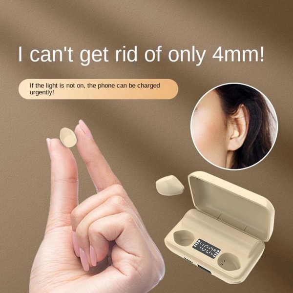 Invisible Sleep Wireless Earbuds Bluetooth 5.3 Headset Waterpro kaqi one-size