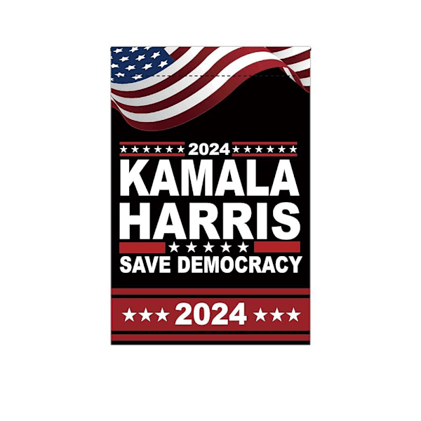 Kamala Harris 2024 Trädgårdsflaggor Kamala Harris 2024 President Gar A 45*30cm