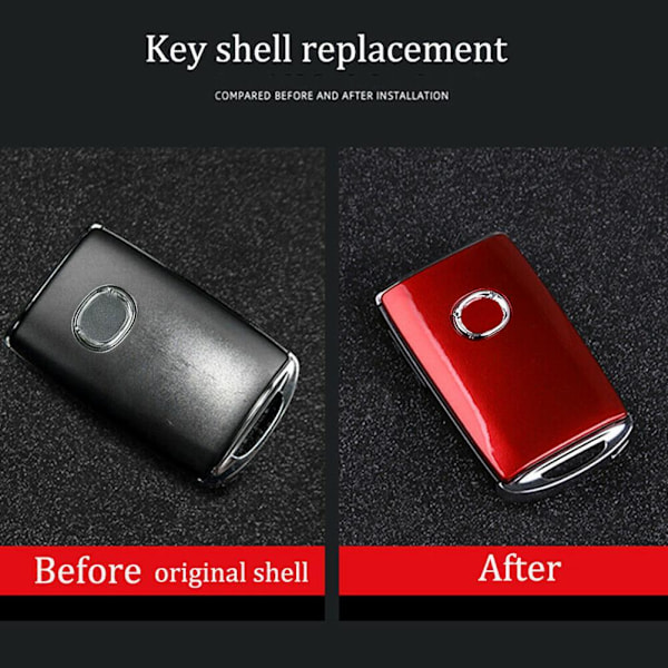 ABS-målat Smart Key-fodral, nyckelskal CX-30 red One-size