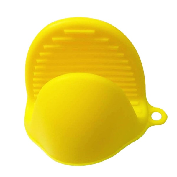 Silikon Grythållare Mini Ugn Mitt Kök Värmebeständig Finger yellow one-size