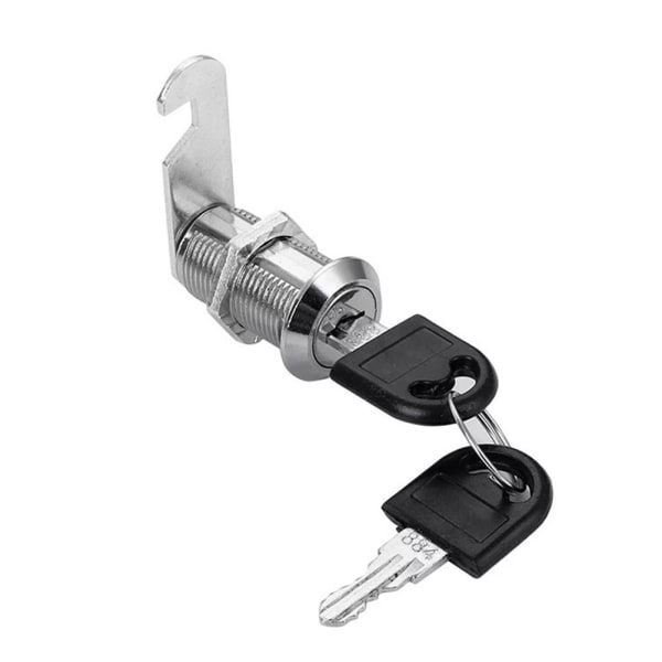 16-40 mm Cam Lock Dörrtrumma med 2-nyckellådor Postlåda L sliverE 18*35