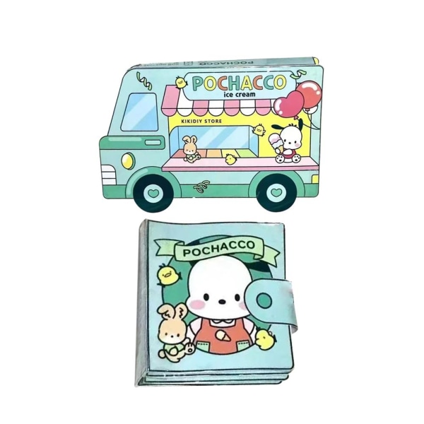 Handgjord Toy Busy Book Tecknad Sanrio Dekomprimera tyst bok DIY E Material package