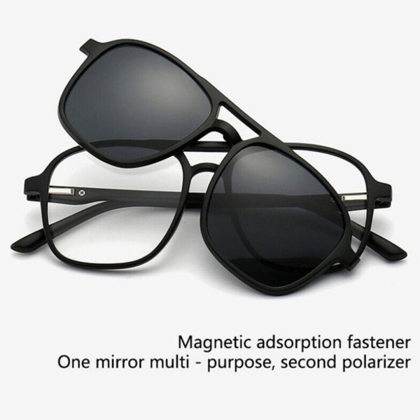 6st/ set Magnetiska solglasögon Herr Dam Polarized Night Vision G 2201 one  size 8fa1 | 2201 one size | Fyndiq