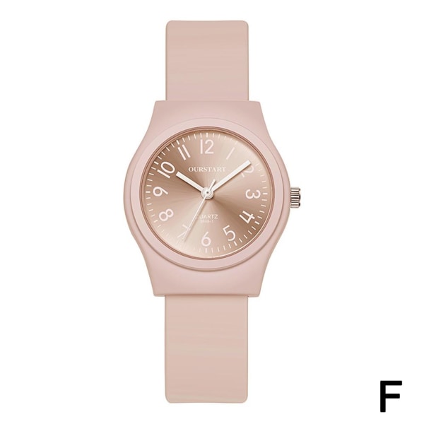 Watch Kvinnlig Digital Candy Color Mode Casual Silikon Pink One size