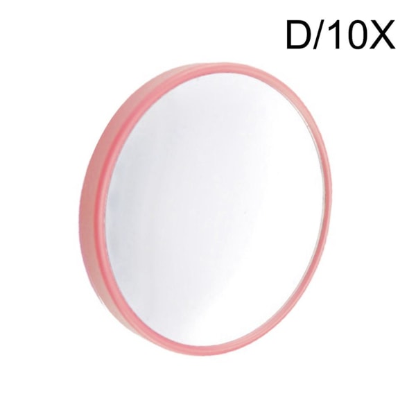 3X 5X 10X 15X Makeup-förstoringsspegel 5X 10X 15X Mini Round Mir pinkC 5x