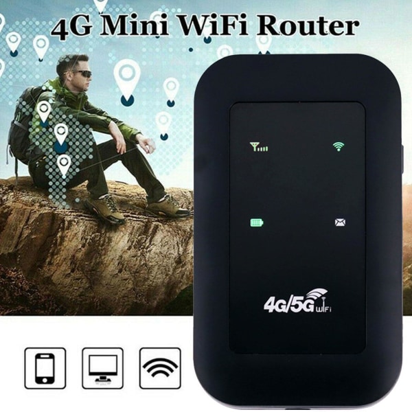 3G/4G LTE mobilt bredband trådlös router Hotspot SIM upplåst Type B usb power supply One-size