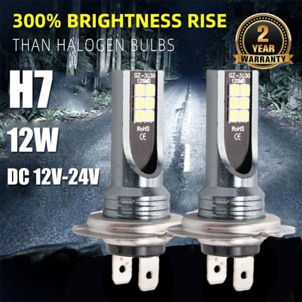 H1-H11 LED-strålkastarsatser 110W 20000LM FOG-lampor DRL 6000K H4 One-size