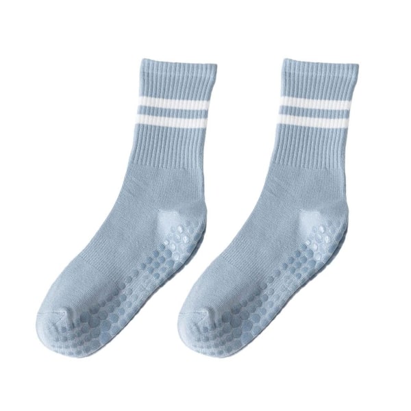 Sportsocka Bomull Mid-tube Bottom Professionell halkfri silikon white 35-43EU