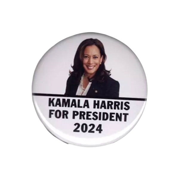 Kamala Harris 2024 President Valröstningsknappar, Kamala Harris Fo style3 One size