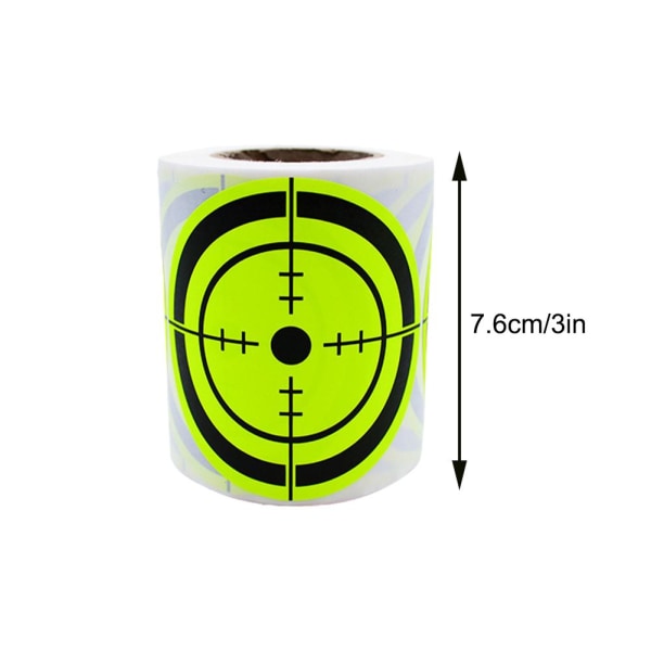 200x Splatter Targets Shooting Reactive Target Sticker Självhäftande D 200pcs-7.6cm/3inch