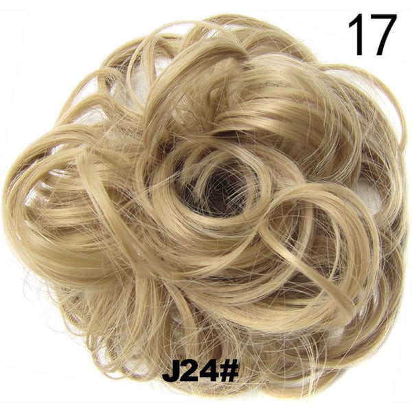 Snygg hästsvans för kvinnor Kläm in/på hårbulle Hairpiece Extensio 12H24 one-size