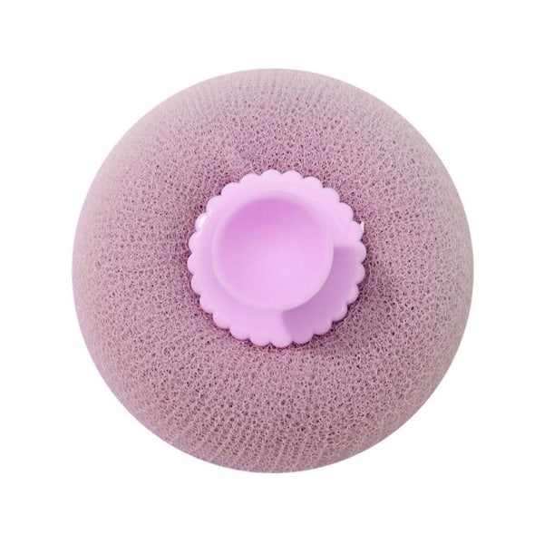 Ny solros sugkopp Badbollsskrubb Massagebadskrubb purple 1pcs