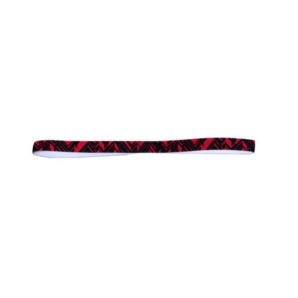Fitness Yoga Hårband Sport Pannband Anti-halk elastiskt gummi red One-size