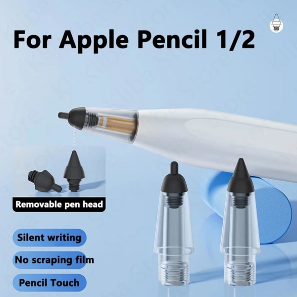 För att byta ut Apple Pencil Tips med Apple Pencil 1:a och 2:a Round nib one-size