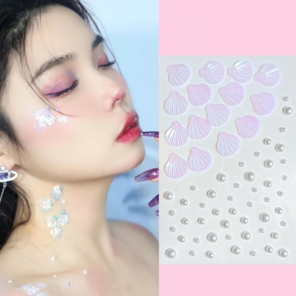 Ögonmakeup Butterfly Bright Eye Corner Makeup Butterfly Bright Mermaid Makeup 1pcs