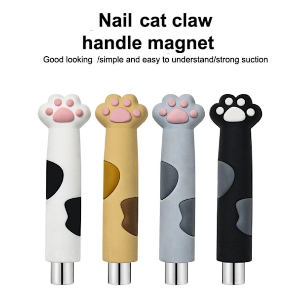 Nagelmagnet Cat's Eye Magnet Cat's Claw Roll Cat's Eye Gel Magnet Nagel gray 1pcs