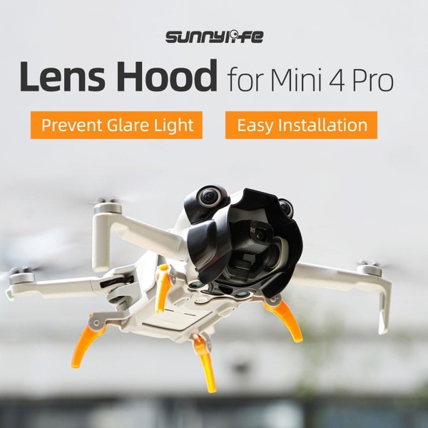 För DJI Mini 4 Pro Drone Lens Hood Guard Sun Shade Cover Protect gray For dji mini4pro