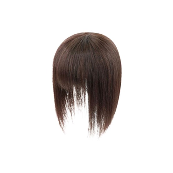 Peruk Piece's Head Återutgiven Air Bangs Sparsely Covered and Ultra-t Brown black 25cm