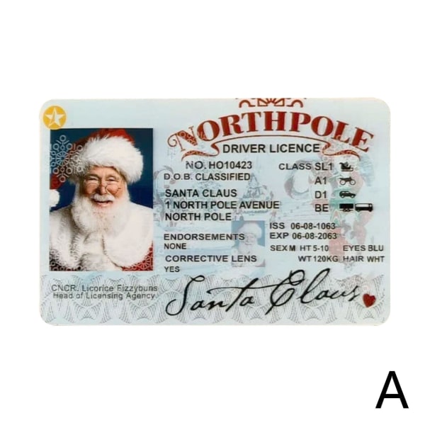Tomtens släde tappade körkort, Kreativt jultomtekort Fl A One-size