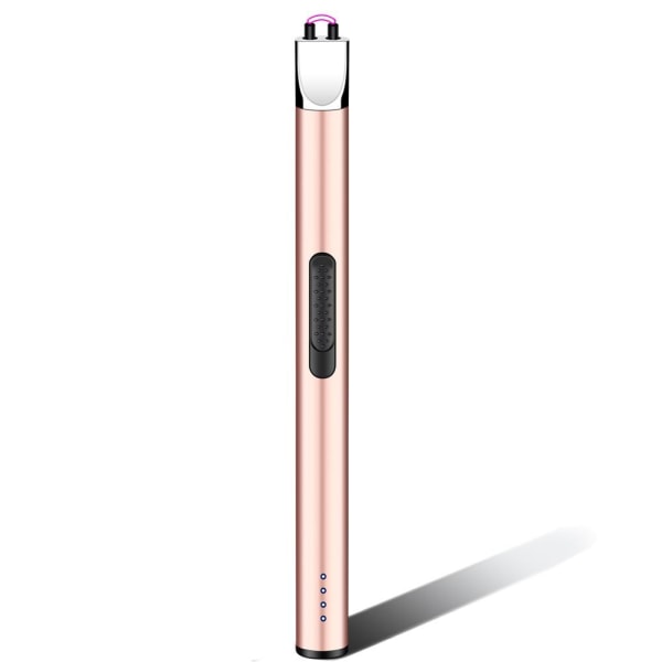 Kök Flameless USB Tändare BBQ Vindtät Portable Candle Rec silver One-size