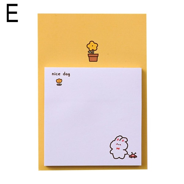 Söt Tearable Message Book Student Memo Book yellow one size