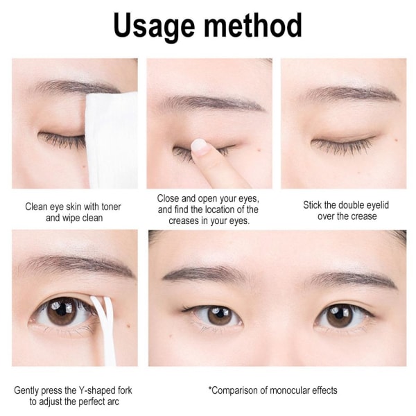 Double Eyelid Invisible Skin Patch har en långvarig effekt widening 72pcs
