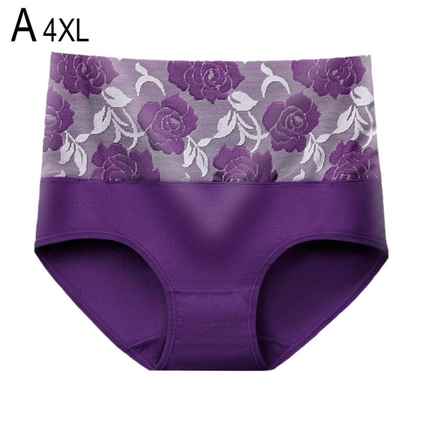 För kvinnor Inkontinens Läckagesäkra underkläder, läckagesäker skydd Purple XL