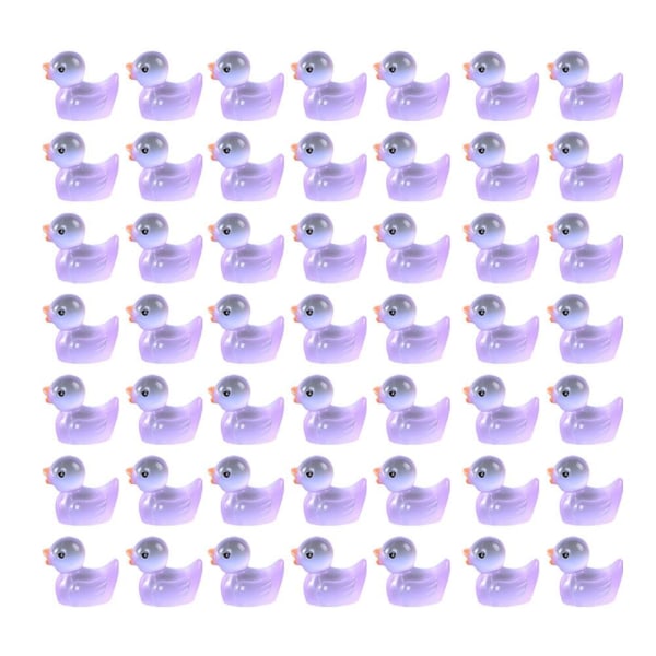 50 st Mini Resin Ankor Luminous Små Ankor Glow in The Dark Dekoration Transparent 50pcs