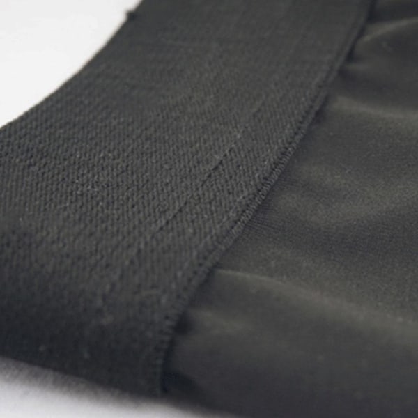Athletic Fitness byxor för män, korta kompressionsbyxor med ficka black L