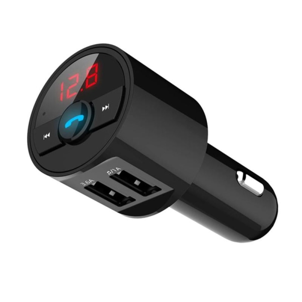 Bluetooth-kompatibel FM-sändare trådlös i bil D0 USB 7Y2W