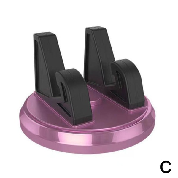 Bilinstrumentbräda Anti-slip gummimatta monteringsställ för mobiltelefon pink one-size
