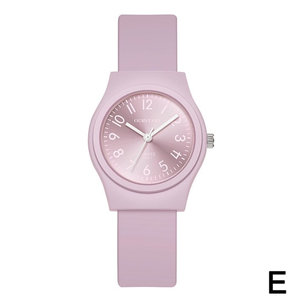 Watch Kvinnlig Digital Candy Color Mode Casual Silikon Purple One size
