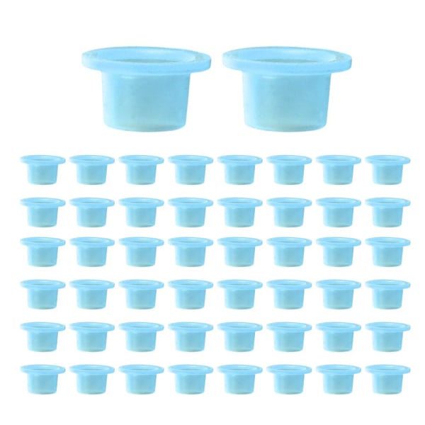 Kran läckagesäker tätningspackning, silikonråmaterialrem, He blue 10pcs