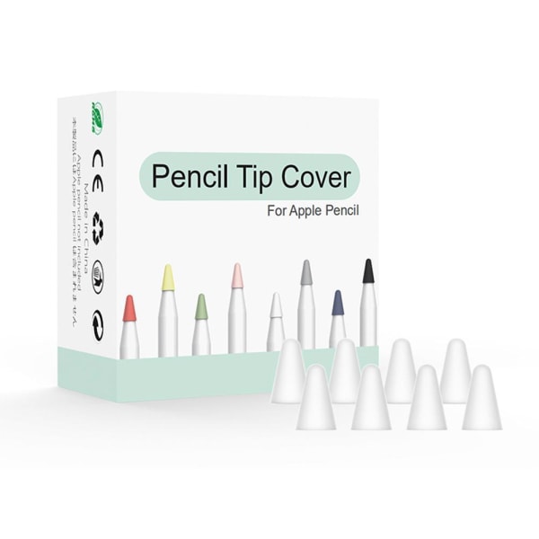 8st/ Set för Apple Pencil Tip Cover Skyddsfodral color mixing 8pcs