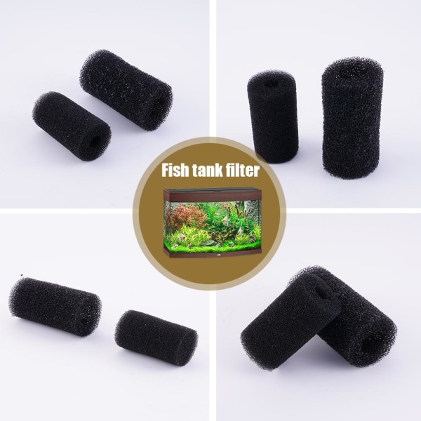 5x Sponge Aquarium Filter Protector Cover för Fish Tank Inlet Po 1pcsB S 5pcs