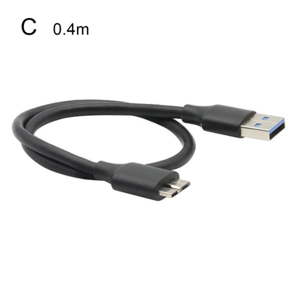 USB 3.0 AM-hane till Micro B-kabel Supersnabb Adapterkabel för Ex BLACKB 0.3M