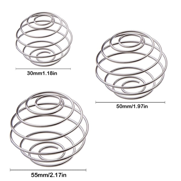 1 x blender av rostfritt stål Mixer Visp Ball Protein Shak L Diameter: 55mm