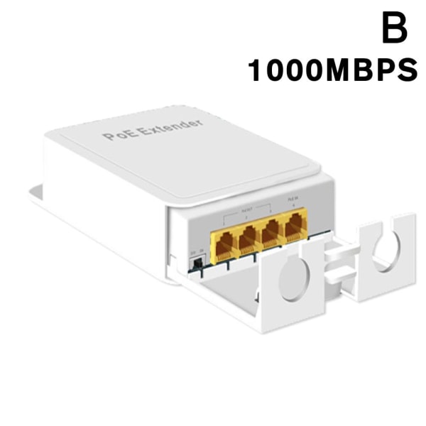 Utomhus vattentät POE Extender Repeater Network Extension Poe S 1000Mbps one-size