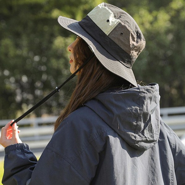 Snabbtorkande Vattentät Unisex Fiskehatt - Perfekt för Sommarvandring  white onesize