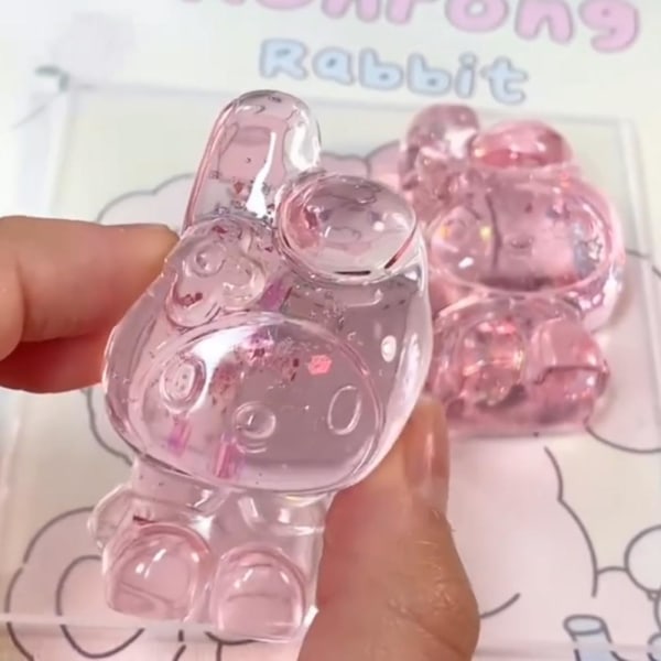 TPR Squeeze Toy Relief Toy Dekompressionsleksaker för barn Present pink one-size