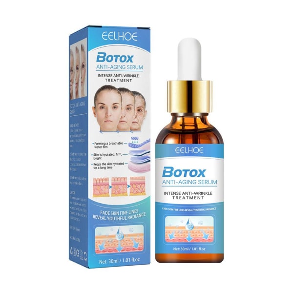 30ml Wrinkle Remover Instant-Anti-Aging Face Serum Retinol Skin blueA 30ml 4pcs