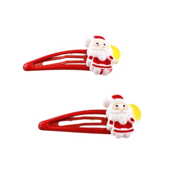 Jul barns söta tecknade mönster BB Clip Snap hårnål Ha style5 one-size