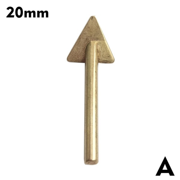 Lödkolvhuvud Plastreparation Triangulär automatisk stötfångare- YellowA 20mm
