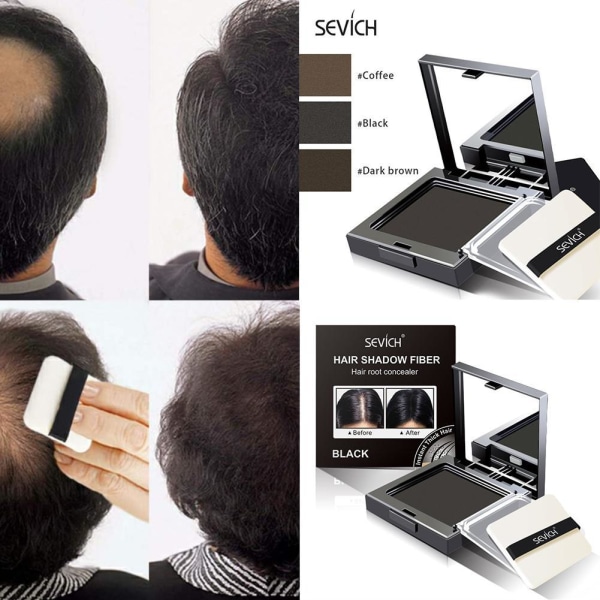 SEVICH With Mirror Hair Line Shadow Hair Foundation Make-up Natu dark brown One-size