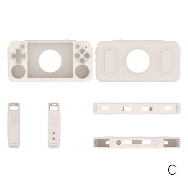 Skyddande silikonfodral för handhållen spelkonsol ANBERNIC RG3 white For ANBERNIC RG35XX H